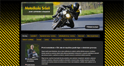 Desktop Screenshot of motoskola-srsen.cz